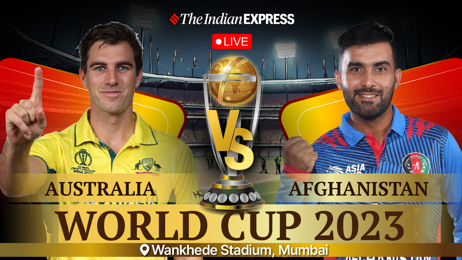 Australia vs Afghanistan Live Score, World Cup 2023: Naveen ul Haq claims Travis Head and Mitchell Marsh early as AFG look to upset AUS in Mumbai | Cricket News