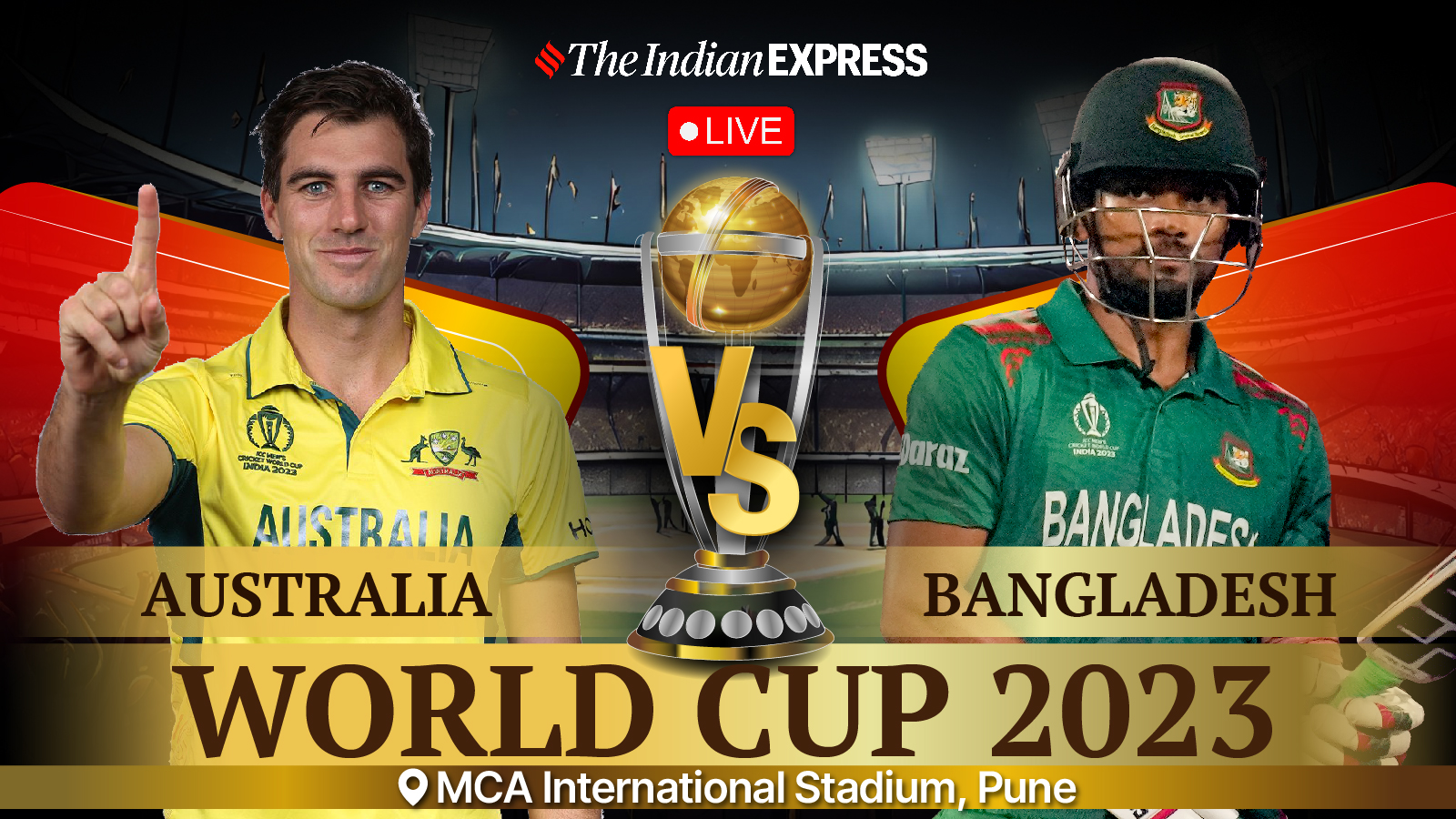 Australia vs Bangladesh Live Score, World Cup 2023: Zampa picks up Mushfiqur Rahim, BAN five down | Cricket News