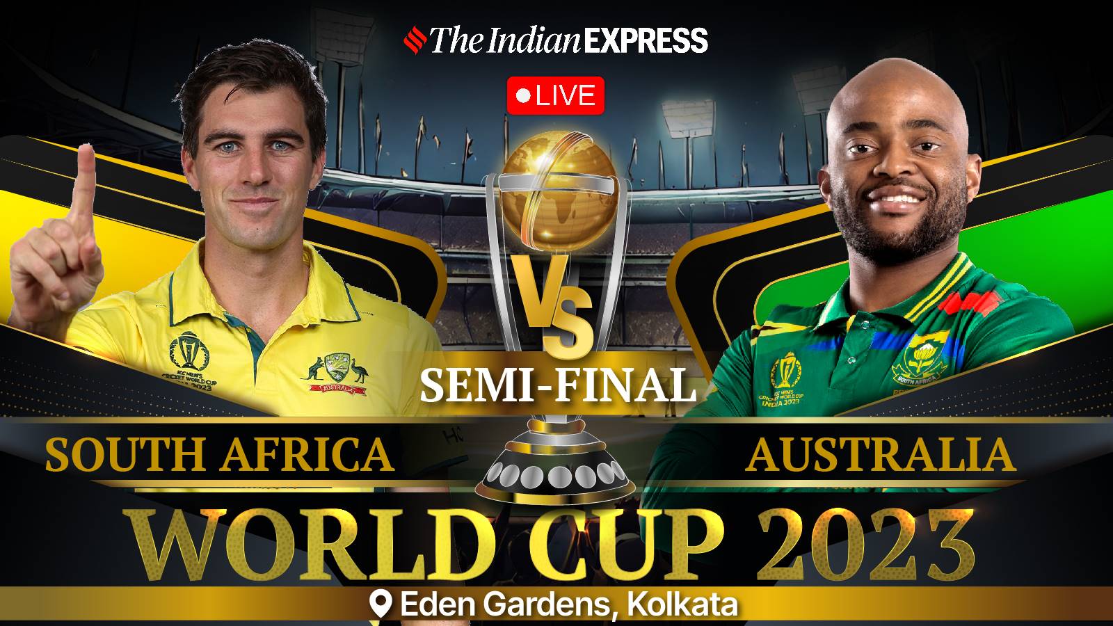 South Africa vs Australia Live Score, World Cup 2023 Semi-Final: Play to resume at 3:55 PM in Kolkata | Cricket News