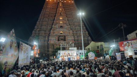 modi mumbai visit route tamil nadu bjp