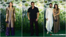 arpita diwali party, bollywood fashion