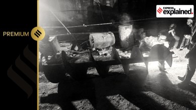 Auger machine used in Uttarkashi.