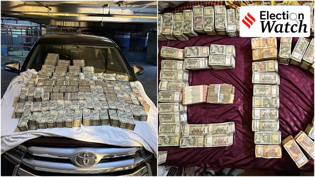 Cash seizures in poll bound states