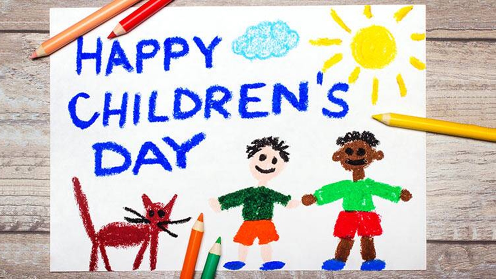 Monet drawing celebrating world childrens day on Craiyon