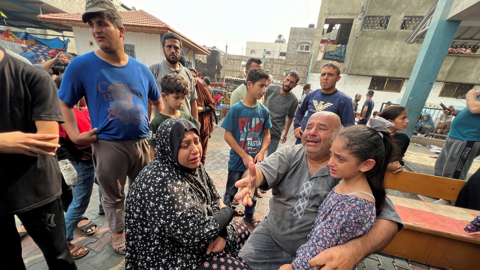 Israeli Strikes Kill Multiple Civilians At Shelters In Gaza Combat Zone ...