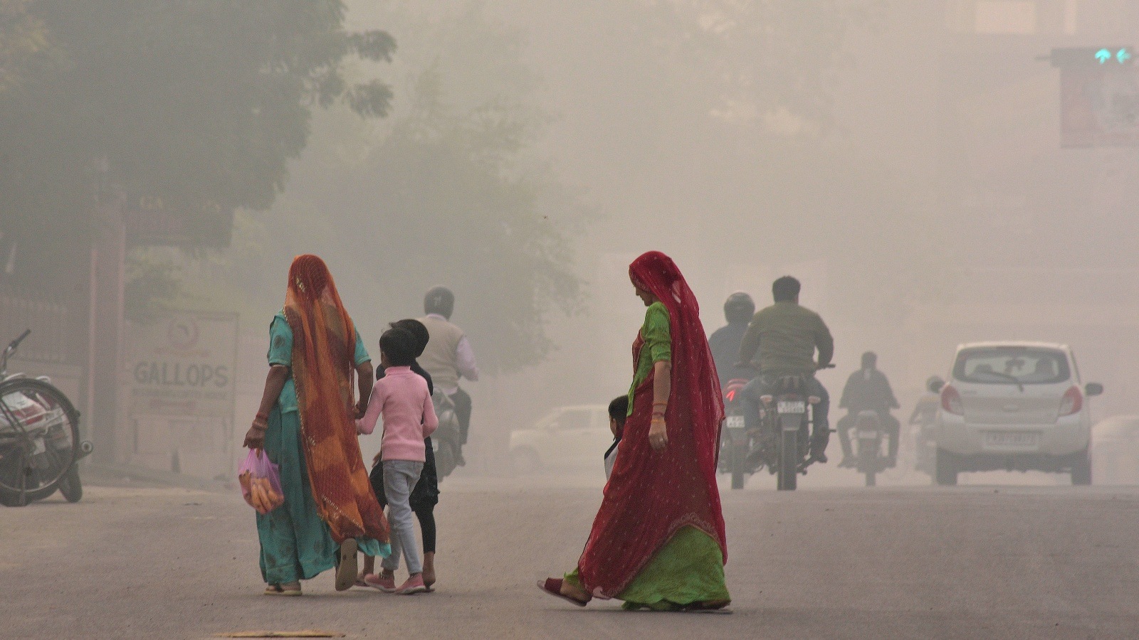 Weather: Pollution in Bikaner