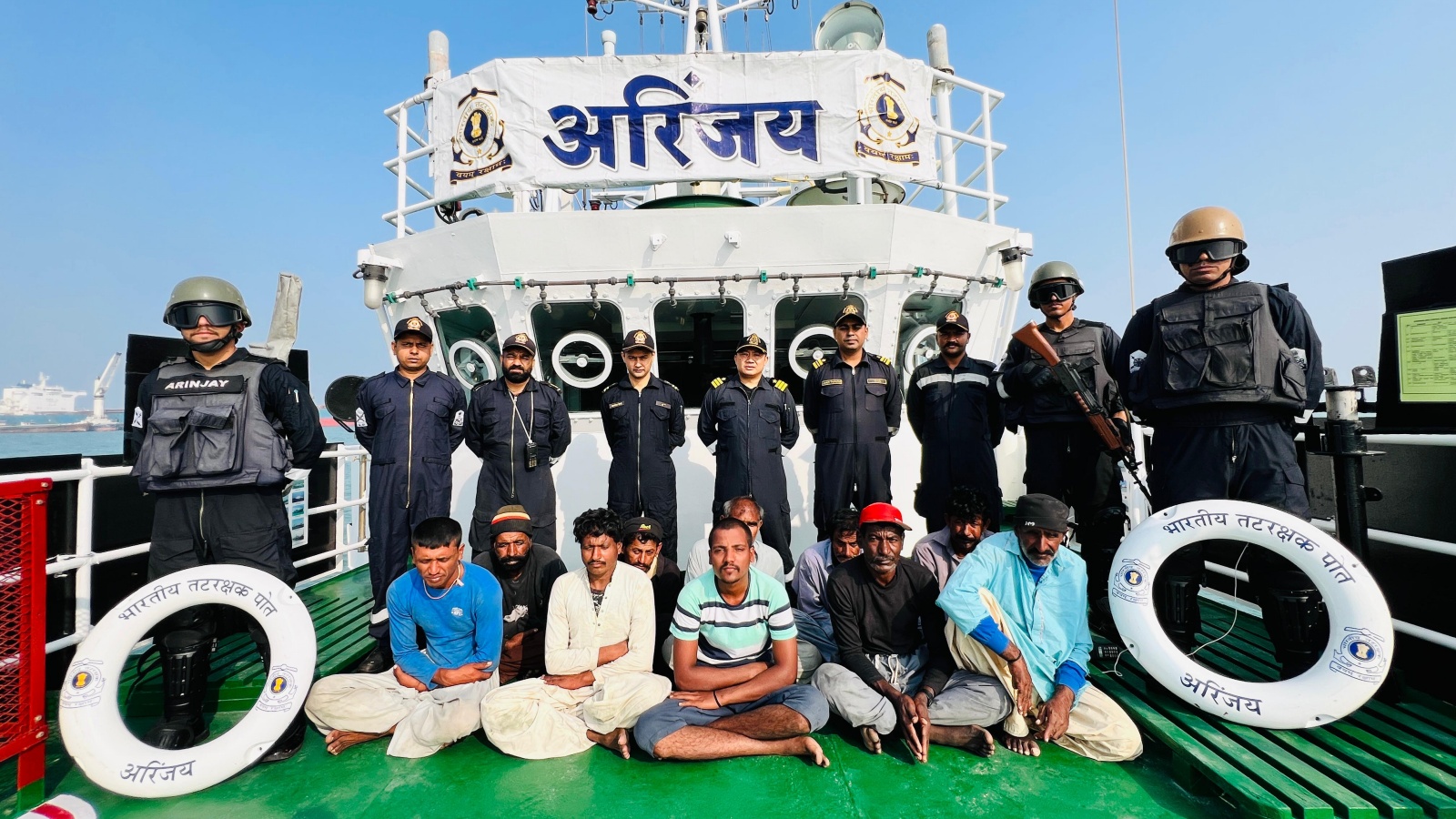 Fishing boat from Pakistan enters 15 km inside Indian waters on Arabian Sea,  ICG apprehends 13 crew members | Ahmedabad News - The Indian Express