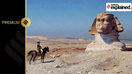 Bonaparte before the Sphinx' painted by JL Gerome in 1886. (Wikimedia Commons)