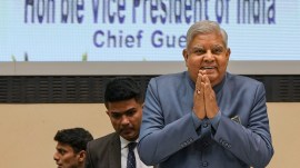 Provision to interpret law, Supreme Court, Jagdeep Dhankhar, Constitution, floodgate, constitutional provision, Constitution Day celebrations, Law Ministry, indian express news