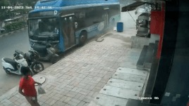 delhi dtc bus, dtc bus delhi, dtc bus accident, delhi rohini, rohini dtc bus accident, dtc bus rash driving, indian express news