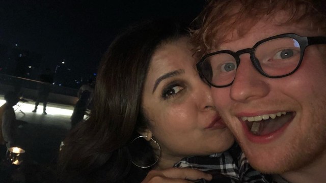 farah khan, ed sheeran bollywood party