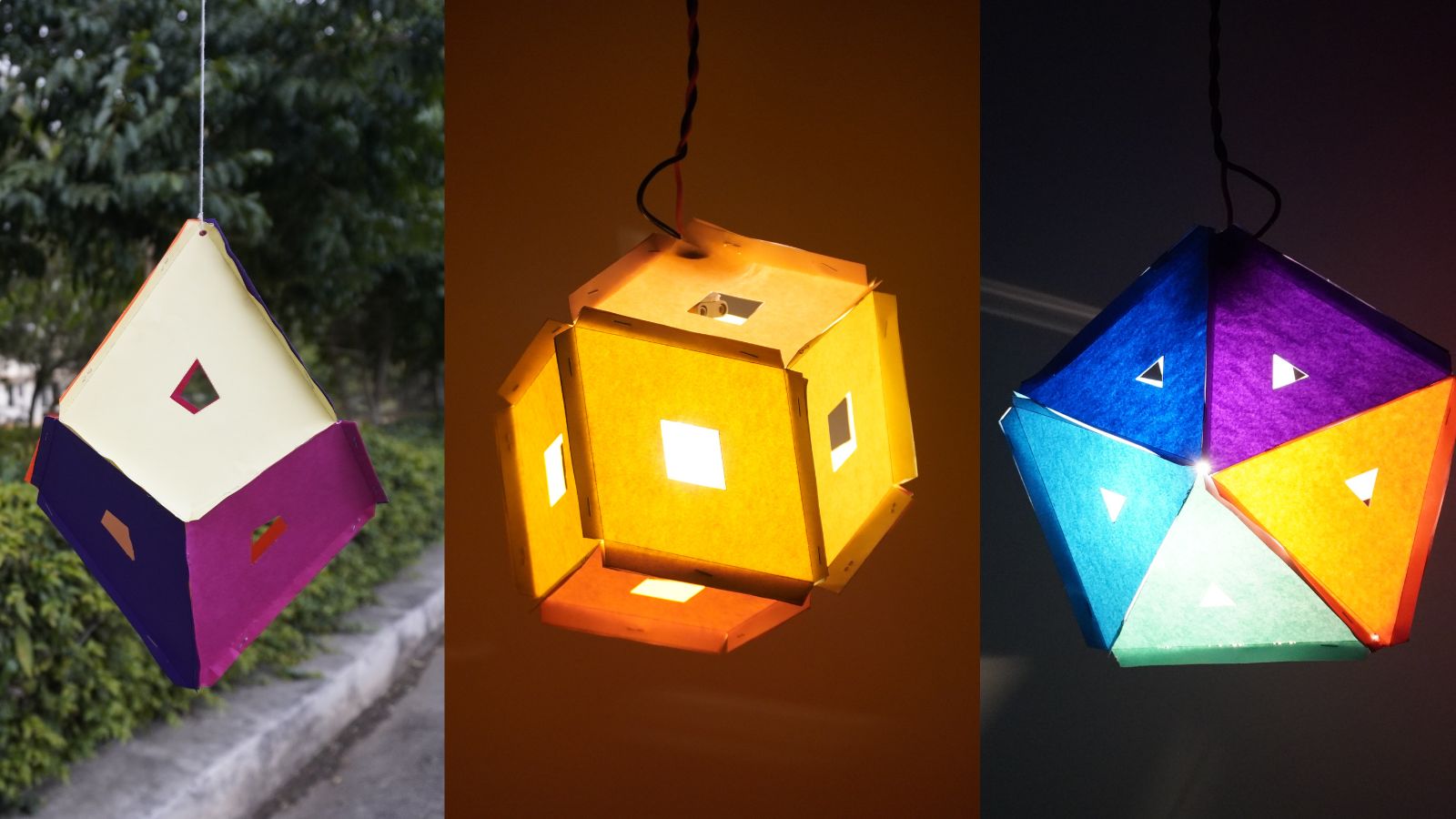 geometric lanterns