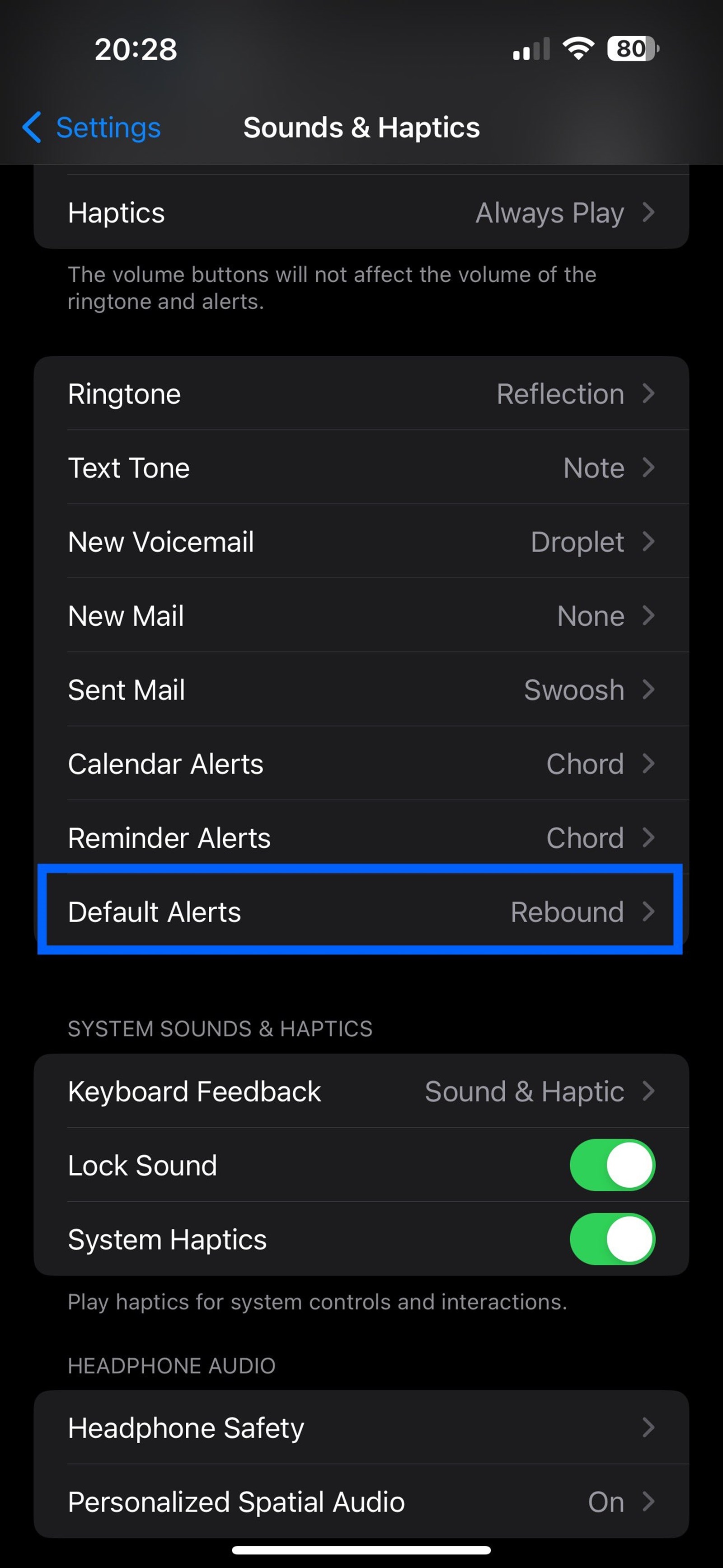 iOS 17 notification sound customisation