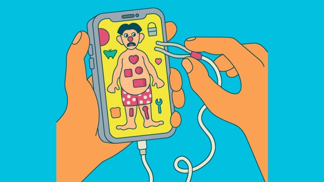 NYC iPhone illustration