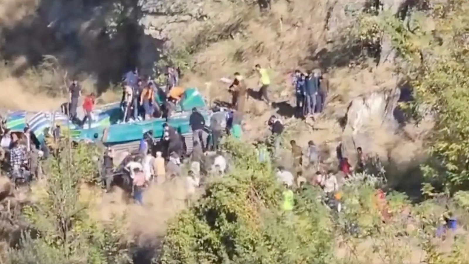 38 killed, 17 injured in J&K as bus plunges into 400-ft gorge | India News