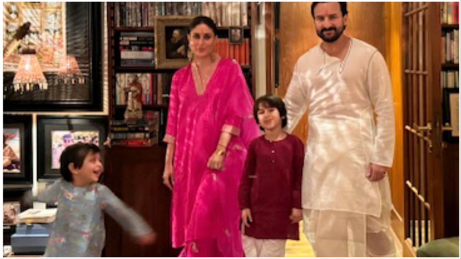 Kareena Kapoor fails to click 'perfect family picture' with Saif Ali Khan  on Diwali, and the reason is Jeh. See here | Bollywood News - The Indian  Express