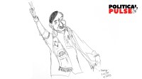 kcr-1600 Telangana Chief Minister K Chandrashekar Rao (Sketch by E P Unny)