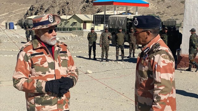 ‘No less than a temple’: PM Modi celebrates Diwali with security forces ...