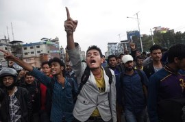 Nepal protest