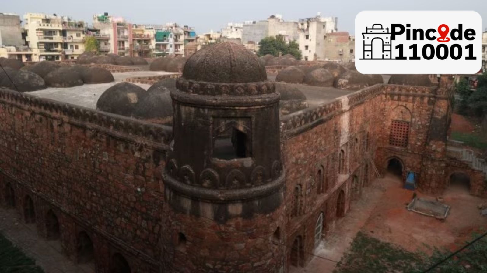 Pincode 110001 In bylanes of a Delhi village, 600yrold Khirki Masjid