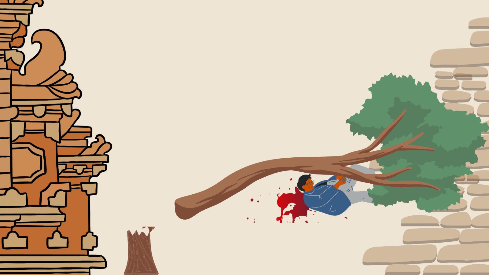 Bank staffer dies after tree branch falls on him near Pune’s Omkareshwar temple