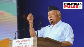 Bhagwat performs 'shastra pujan'