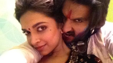 Ranveer Singh shared this from the making of Ramleela
