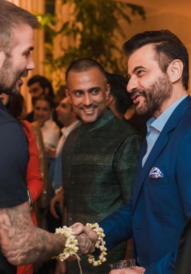 sonam kapoor david beckham, david beckham india, david beckham sonam party