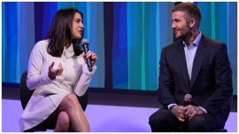 Sara Ali Khan and David Beckham