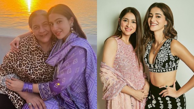 sara ali khan, ananya panday moms
