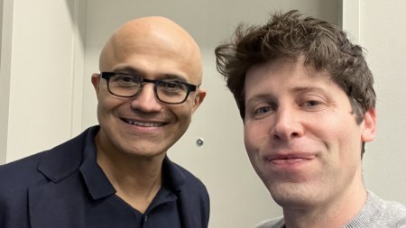Satya Nadella and Sam Altman