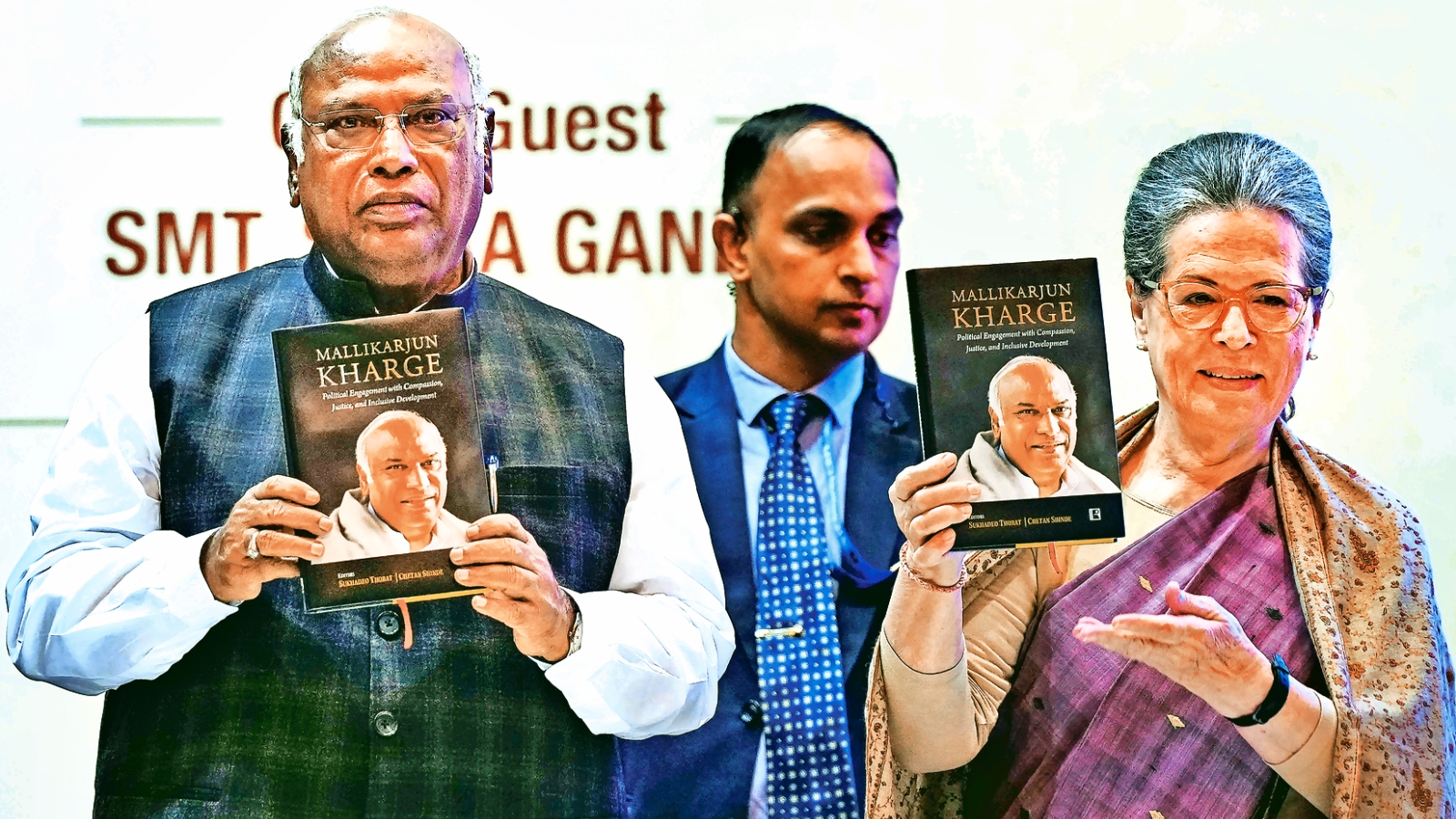Amid discontent, Kharge book release binds INDIA bloc leaders