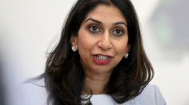 Britain's Home Secretary Suella Braverman