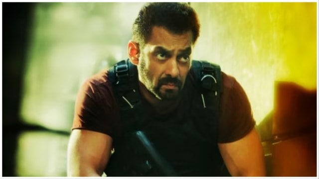 Salman Khan in a still from Tiger 3.