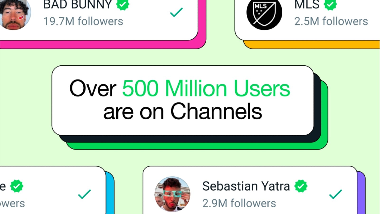 whatsapp channels 500m featured