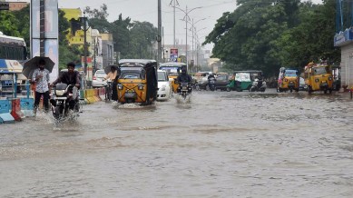 Vijayawada: Rainfall triggered by 'Severe' Cyclone Michaung