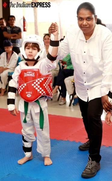 Kareena Kapoor Khan cheers for son Taimur as he wins gold in taekwondo ...