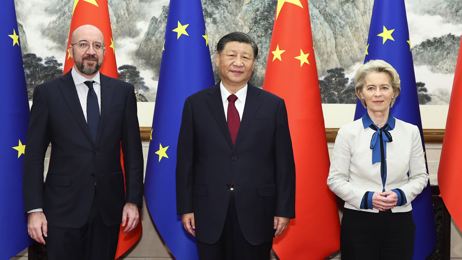 Divides over trade and Ukraine are in focus as EU and China’s leaders ...