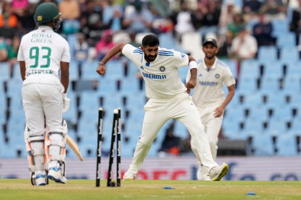 SA vs IND 1st Test: Jasprit Bumrah celebrates wicket