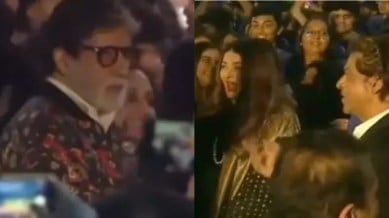 Amitabh Bachchan- Aishwarya Rai- Shah Rukh Khan- annual function