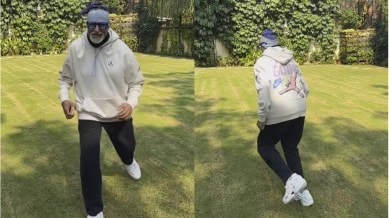 Amitabh Bachchan jogging on Animal BGM