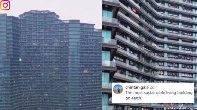 Apartment buiding in China houses more than 20,000 people.