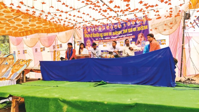 Buddha Katha programme, Kanpur, Buddha Katha, Brahmin community, ‘Attack’ at Buddha Katha, Kanpur village, Indian express news, current affairs