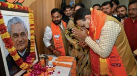 Rajasthan CM Bhajan Lal Sharma, Sharma on good governance day, atal Bihari Vajpayee birth anniversary, govt welfare schemes, Congress, BJP, free medicines in Rajasthan, indian express news