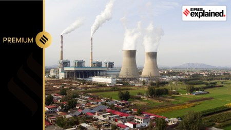 Guohua Power Station, a coal-fired power plant, operates in Dingzhou, Baoding, in the northern China's Hebei province, Friday, Nov. 10, 2023.