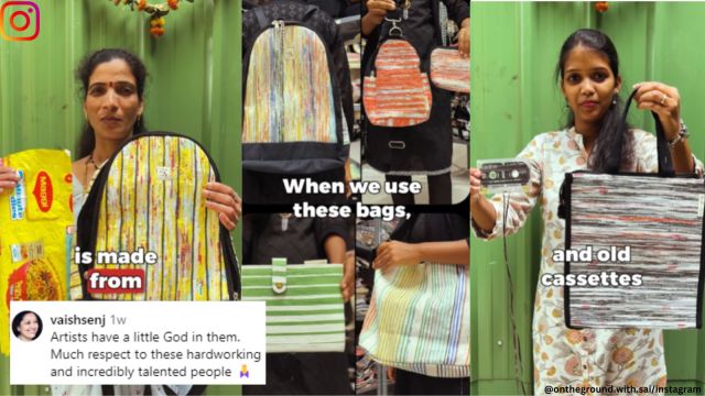 Company turns plastic into everyday bags.