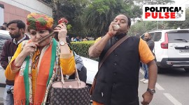 Delhi BJP win celebrations