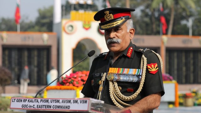 Army Eastern Command Chief LG Rana Pratap Kalita