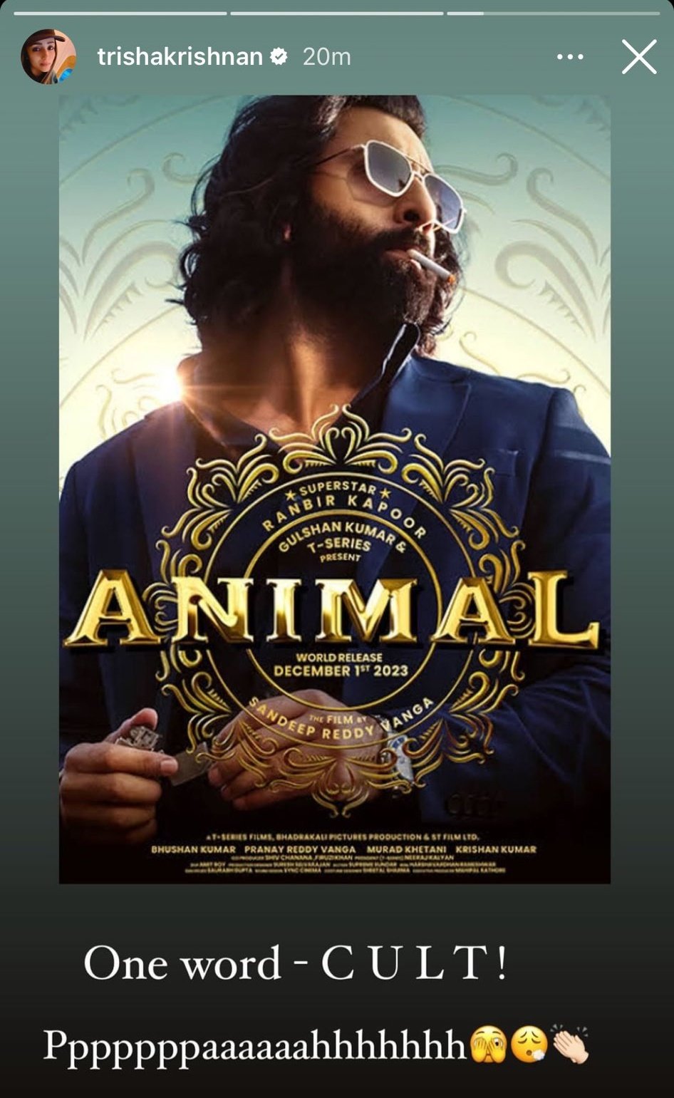 Trisha animal review 