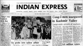 Forty Years Ago, Arrests in J&K, Opposition Walkout, famous Kohinoor, Police lathi charge, violence in Kashmir Valley, indian express news